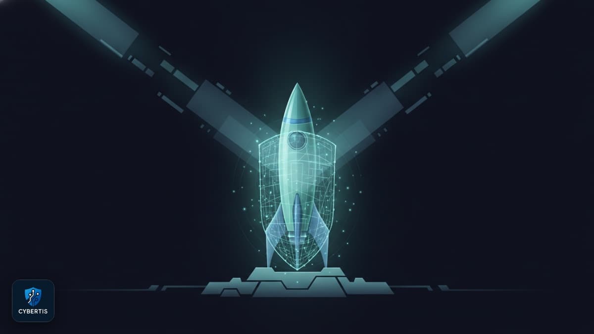 CISO לסטארטאפ לפני גיוס — איור מושג