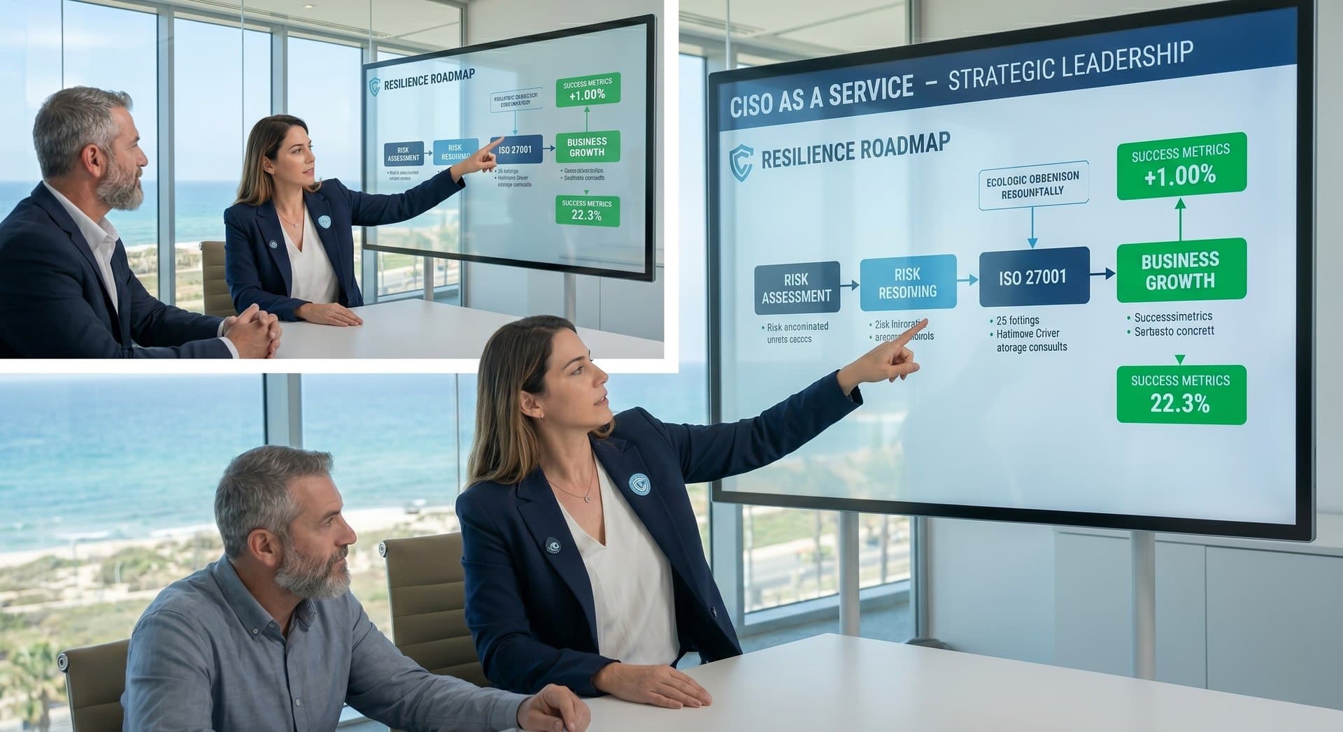 מצגת CISO as a Service — תוכנית עבודה לחוסן ארגוני